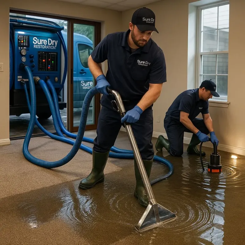 Water Extraction and Removal process in Morrilton, AR